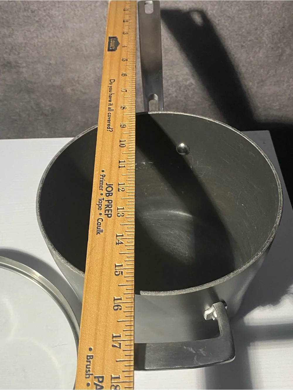 Kirkland Signature Hard Anodized 4 Qt Saucepan Pot with Glass Lid